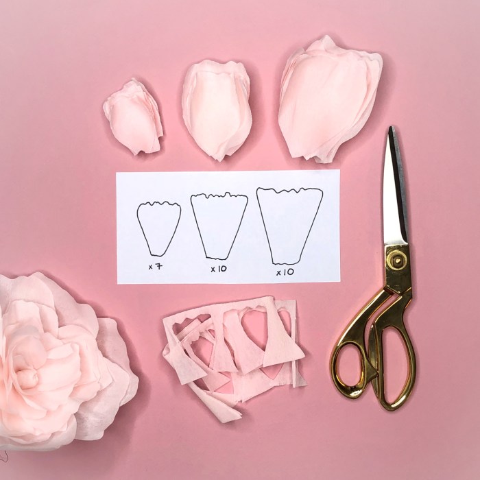 Paper crepe flowers diy video tutorial