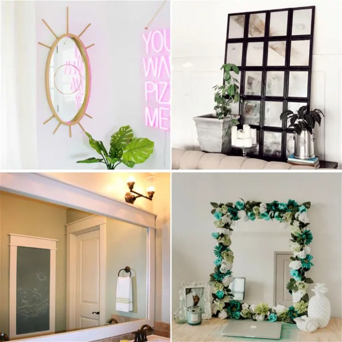 Diy mirror frames