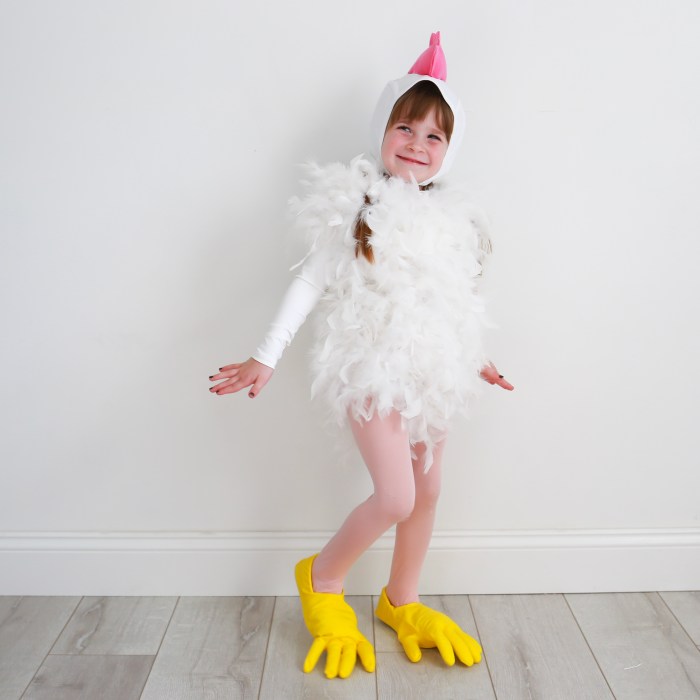 Diy chicken outfit