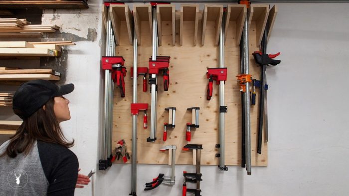 Diy clamp rack