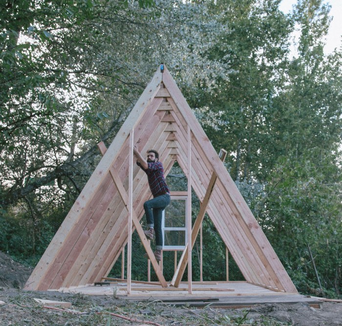 Diy a frame cabin