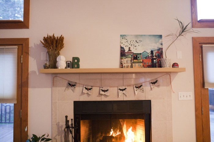 Diy fireplace mantel shelf