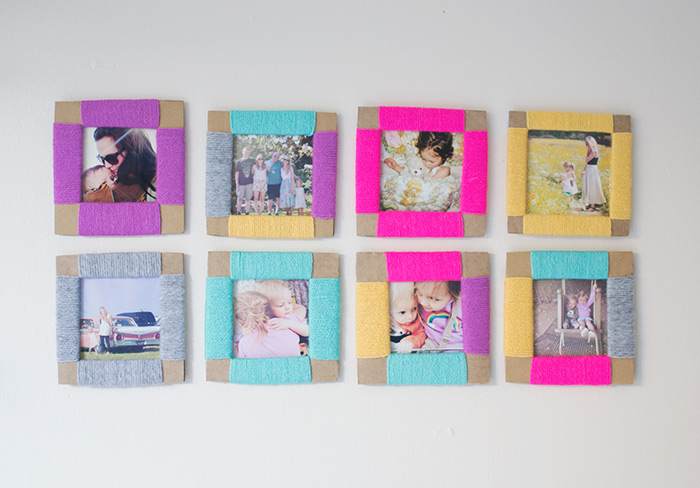 Diy cardboard picture frame