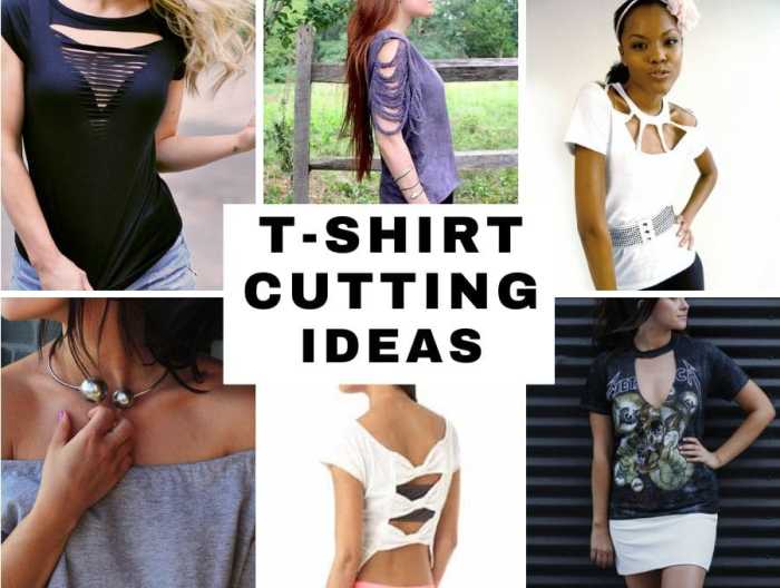 Diy cute ways to cut shirts