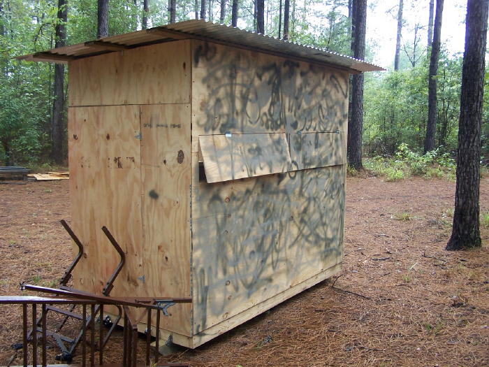 Deer blind windows diy