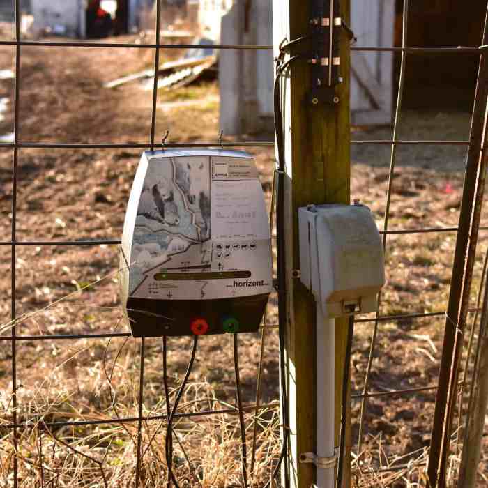 Diy electric fence